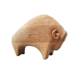 Wooden Carved Bufalo 