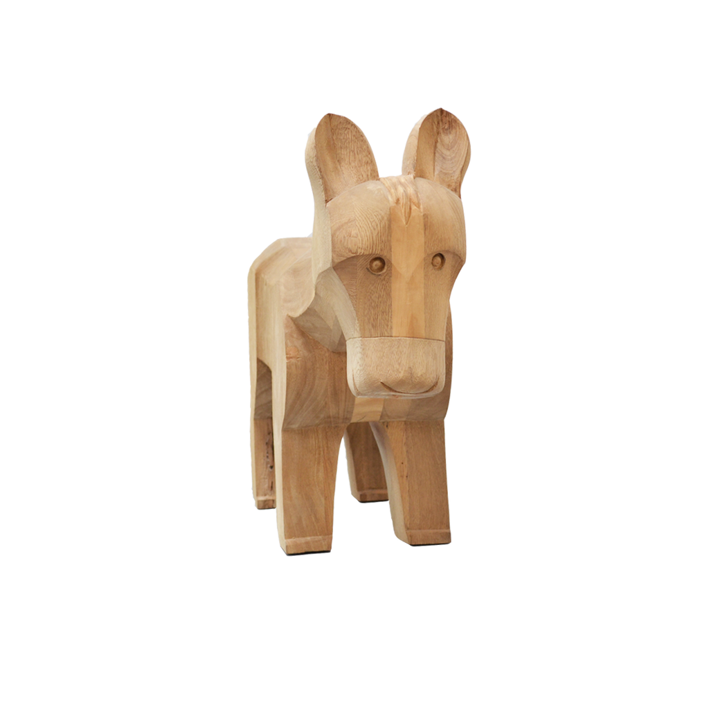 Wooden Carved Donkey 